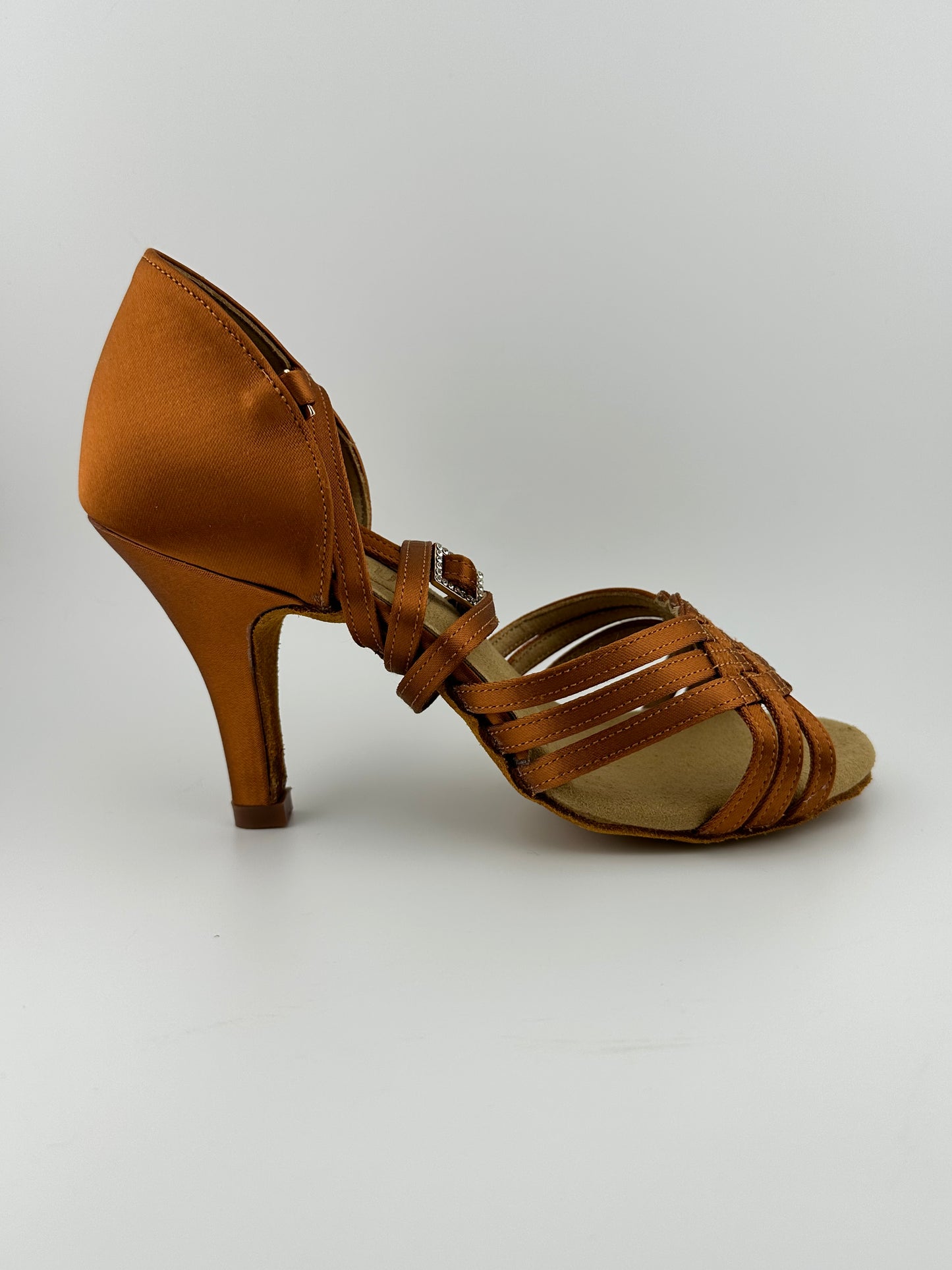 Lady-Dark Tan Satin