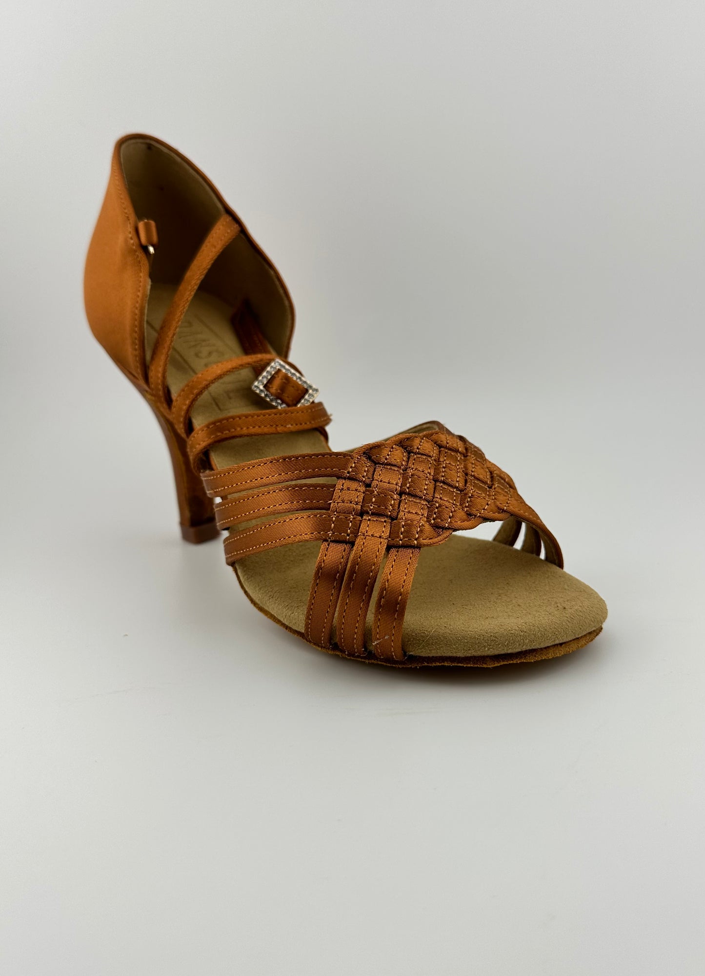 Lady-Dark Tan Satin