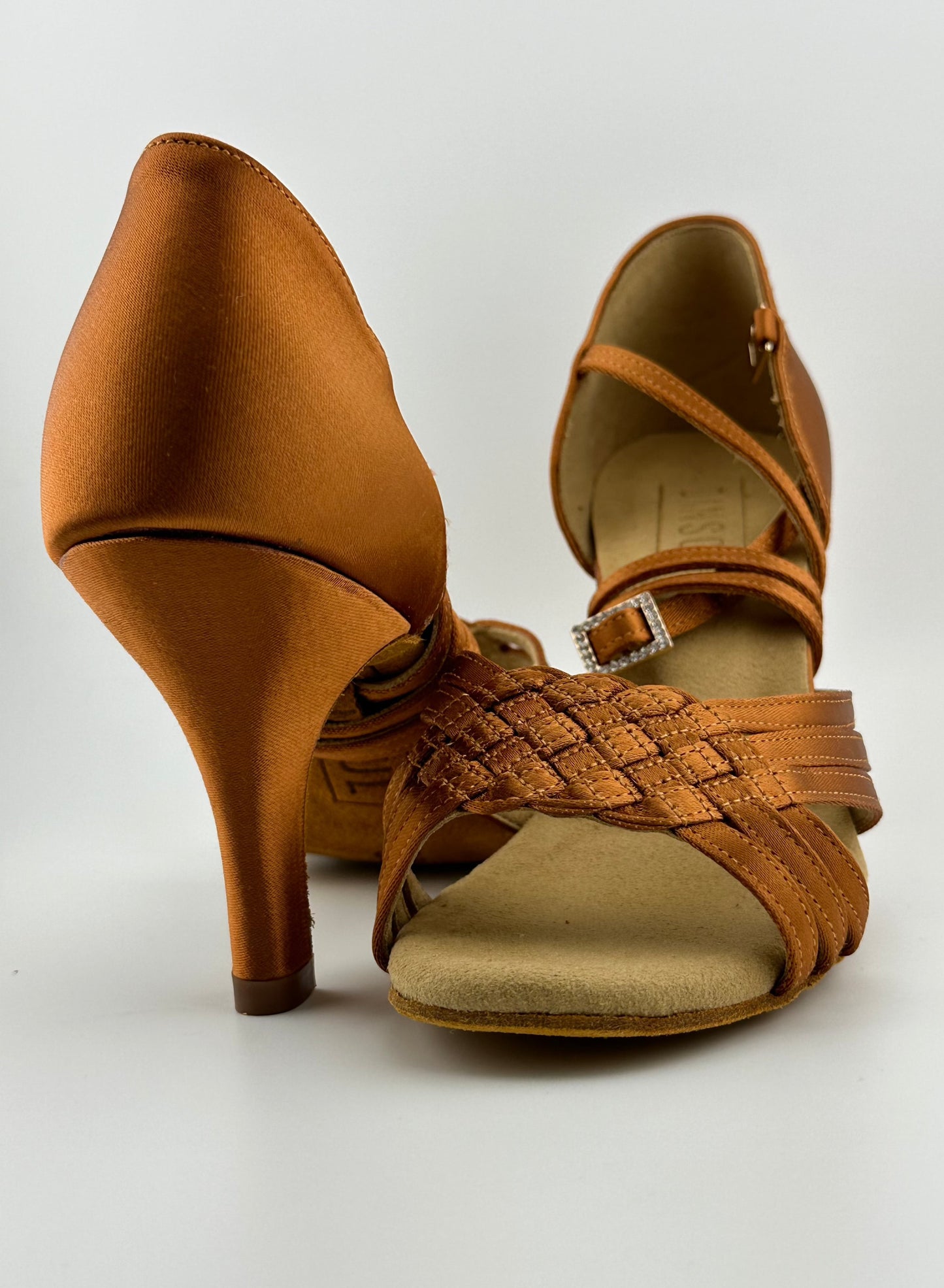 Lady-Dark Tan Satin