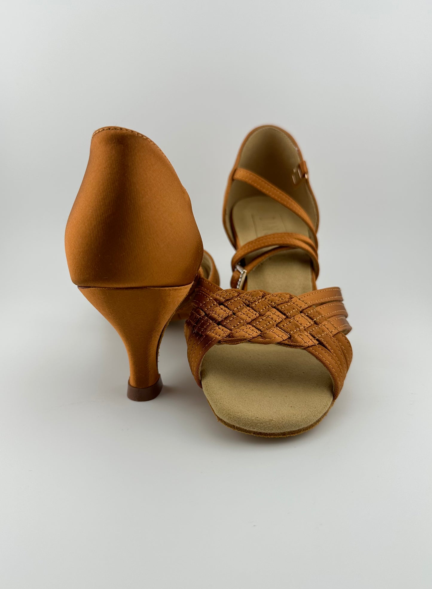 Lady-Dark Tan Satin